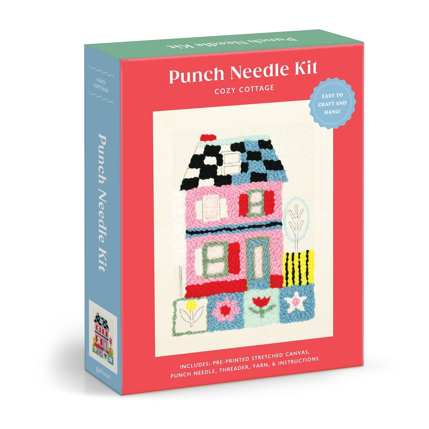 Chronicle Books-Cozy Cottage Punch Needle Kit-craft kit-gather here online