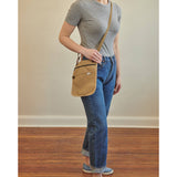 Artifact-Convertible Tote Insert & Crossbody - Tan Natural-accessory-gather here online