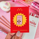 The Bao Bae-Strawberry Pocky Pin-accessory-Rubber Backings (free)-gather here online