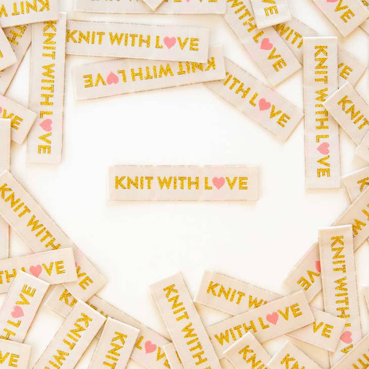 Sarah Hearts-Knit with Love Woven Labels-notion-gather here online