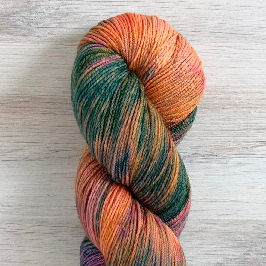 Melani's Stache-Tough Sock-yarn-Cebu Sunset-gather here online