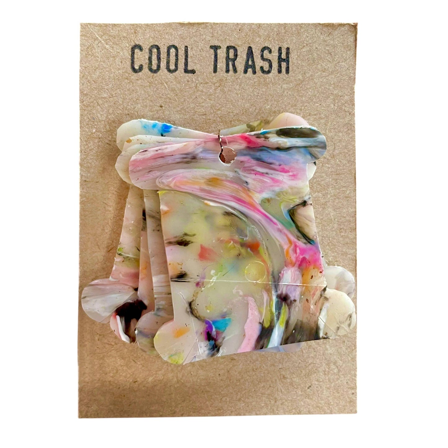 Cool Trash-Recycled Plastic Embroidery Floss Bobbins (5-pack)-embroidery notion-gather here online