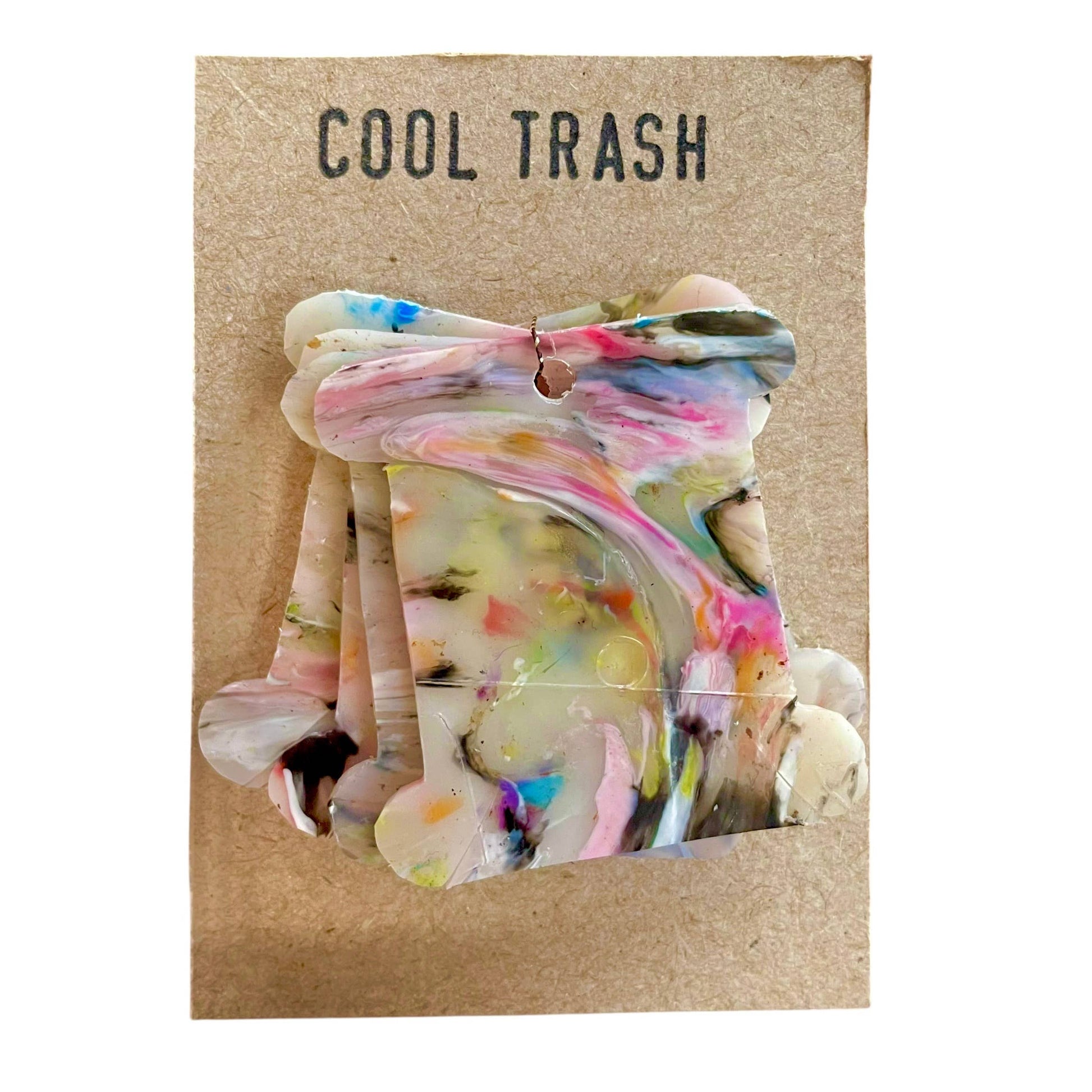 Cool Trash-Recycled Plastic Embroidery Floss Bobbins (5-pack)-embroidery notion-gather here online