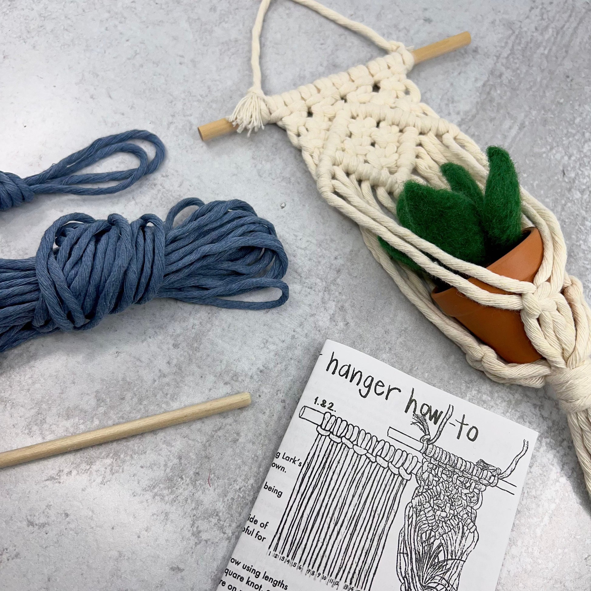 plant hanger from yarn Macrame Plant Hanger – gather here online