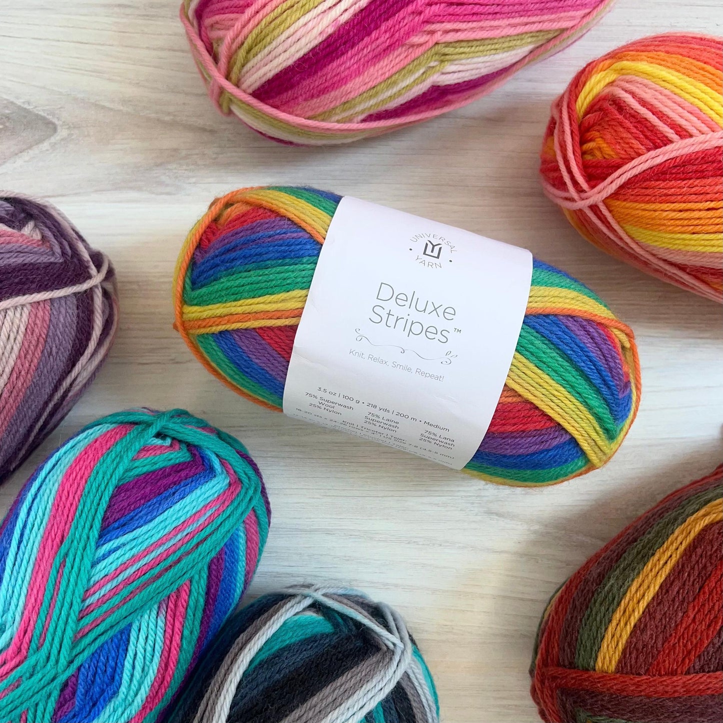 Universal Yarn-Deluxe Stripes-yarn-gather here online