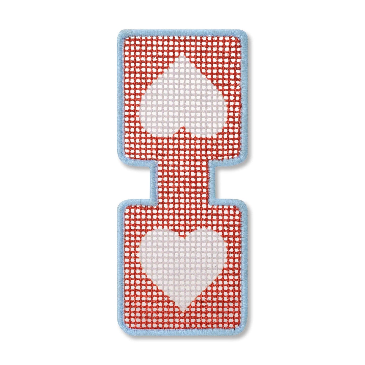 Lucky Feather-Needlepoint Keychain Kit - Heart-xstitch kit-gather here online