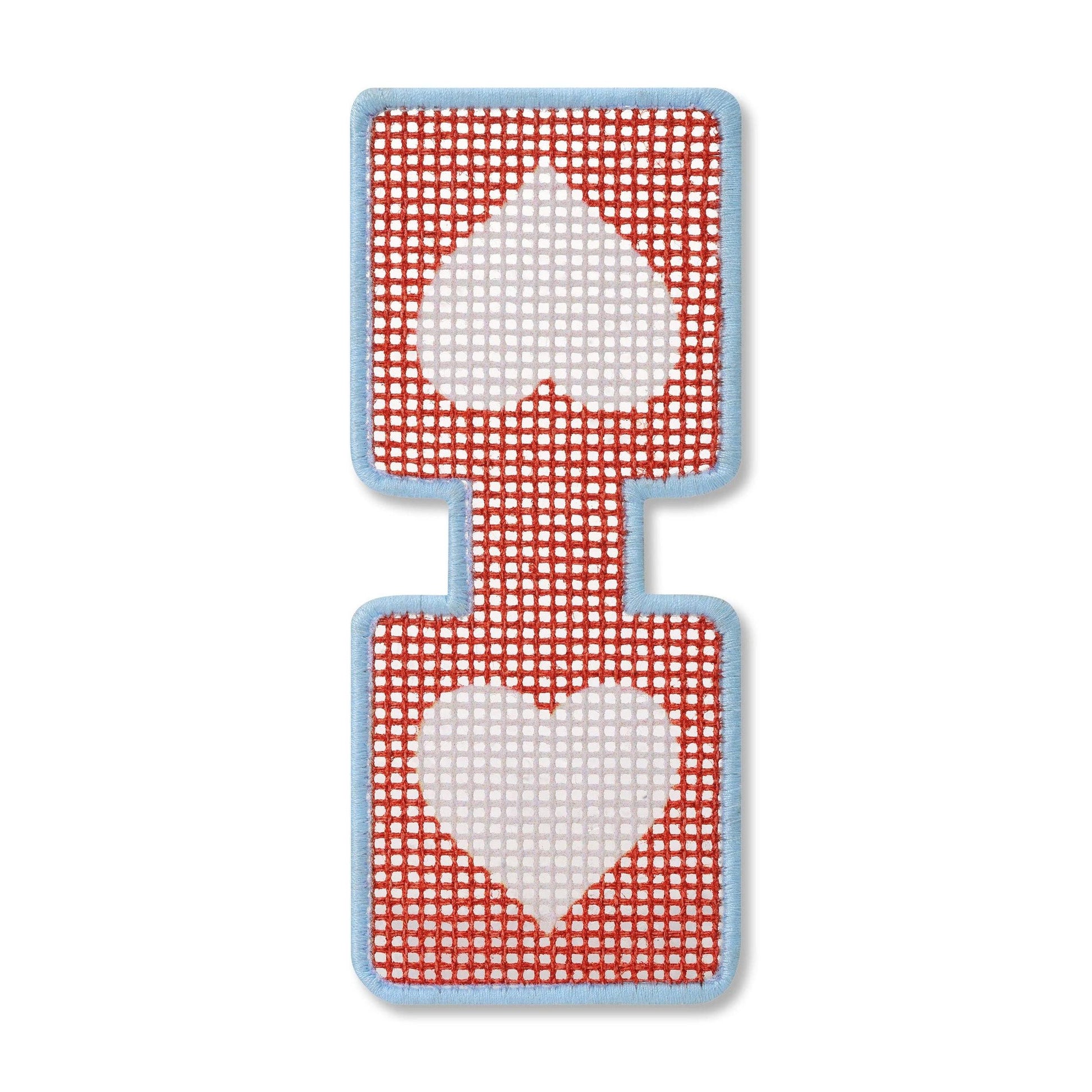 Lucky Feather-Needlepoint Keychain Kit - Heart-xstitch kit-gather here online