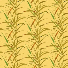 Windham Fabrics-Wild Grass on Goldenrod-fabric-gather here online