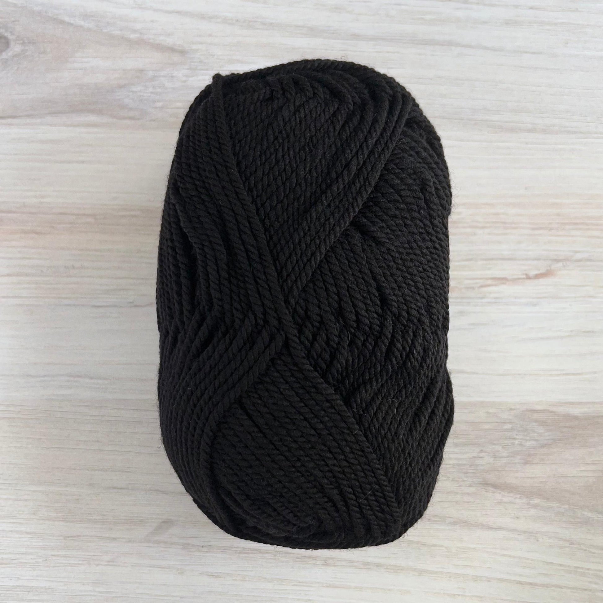 Ewe Ewe Yarn-Baa Baa Bulky-yarn-99 Black Licorice-gather here online