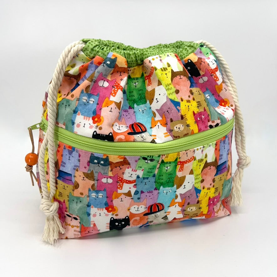 Denise Snow Williams-One of a Kind Drawstring Project Bags-craft organizer-gather here online