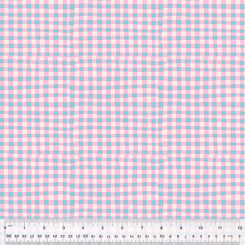 Windham Fabrics-Checkers Lilac-fabric-gather here online