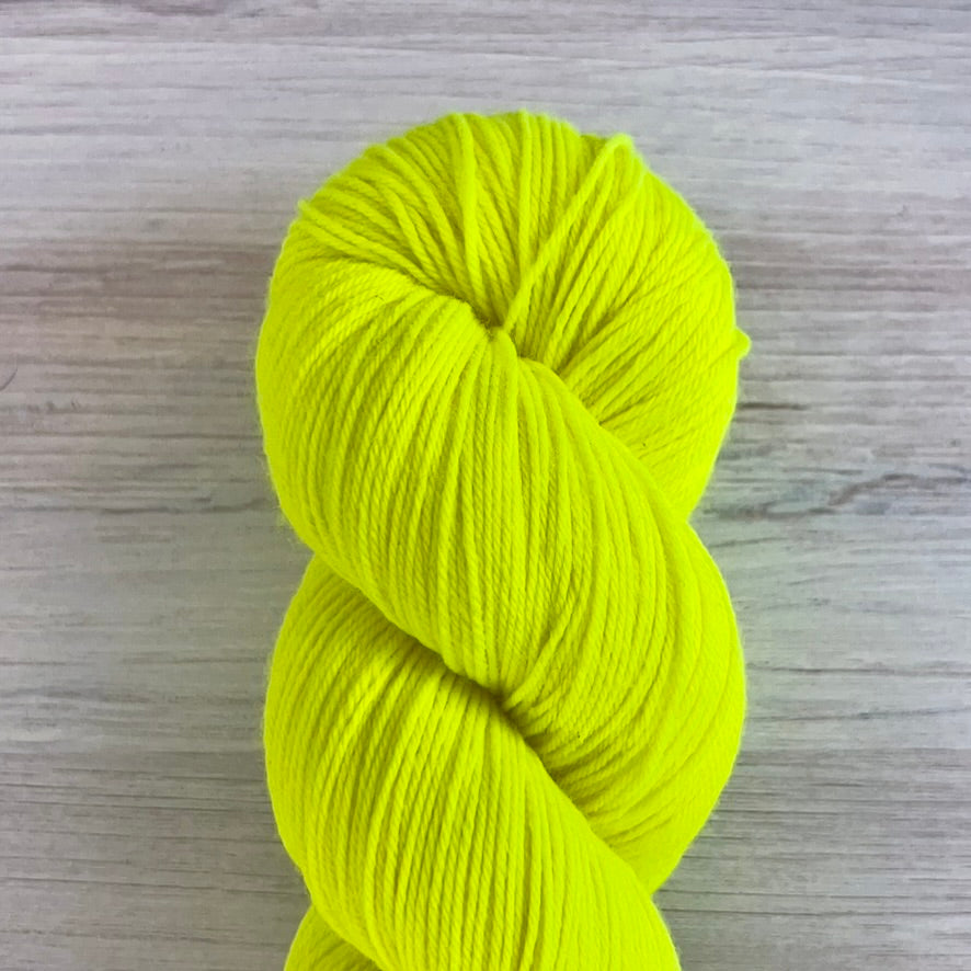 The Uncommon Thread-Everyday Sock-yarn-Hi-Vis Yellow-gather here online