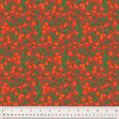 Windham Fabrics-Apples Warm Red-fabric-gather here online