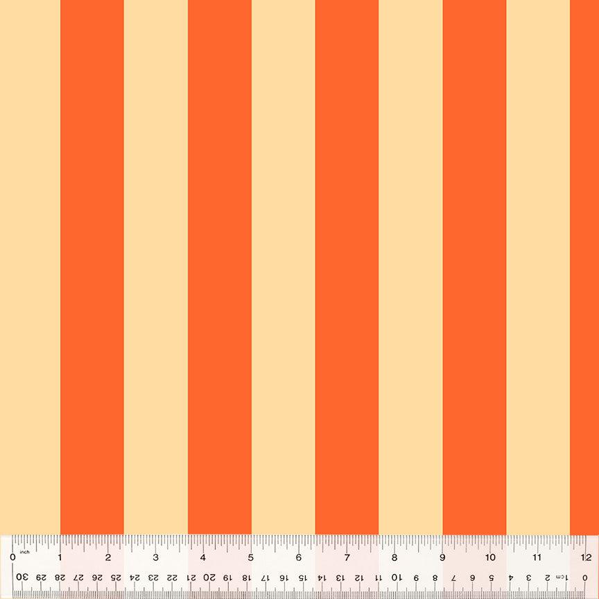 Windham Fabrics-Broadstripe Peach-fabric-gather here online