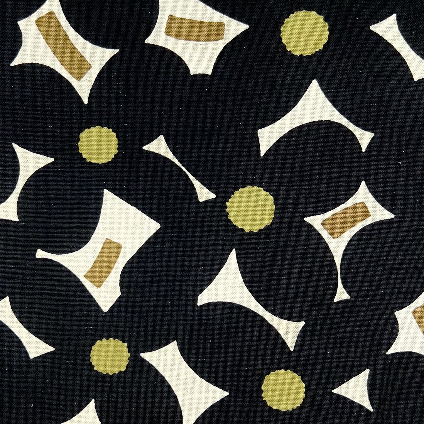 Kobayashi-Big Black Blooms on Cotton/Linen Canvas-fabric-gather here online