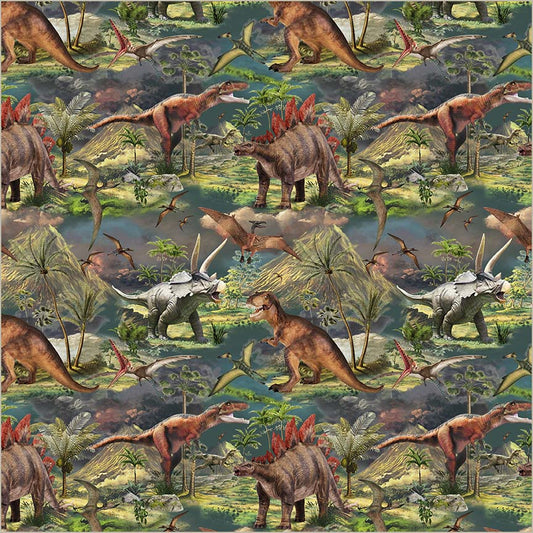 Windham Fabrics-Prehistoric Paradise-fabric-gather here online