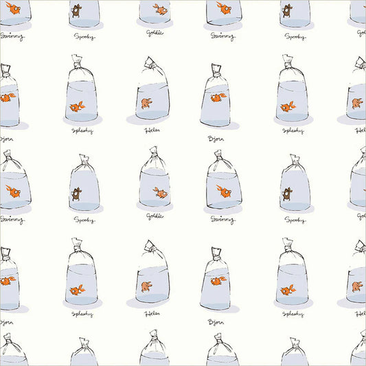 Windham Fabrics-Goldfishes in Bags-fabric-gather here online