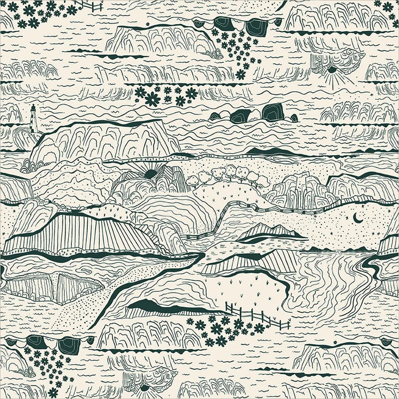 Windham Fabrics-Driftline Ivory-fabric-gather here online