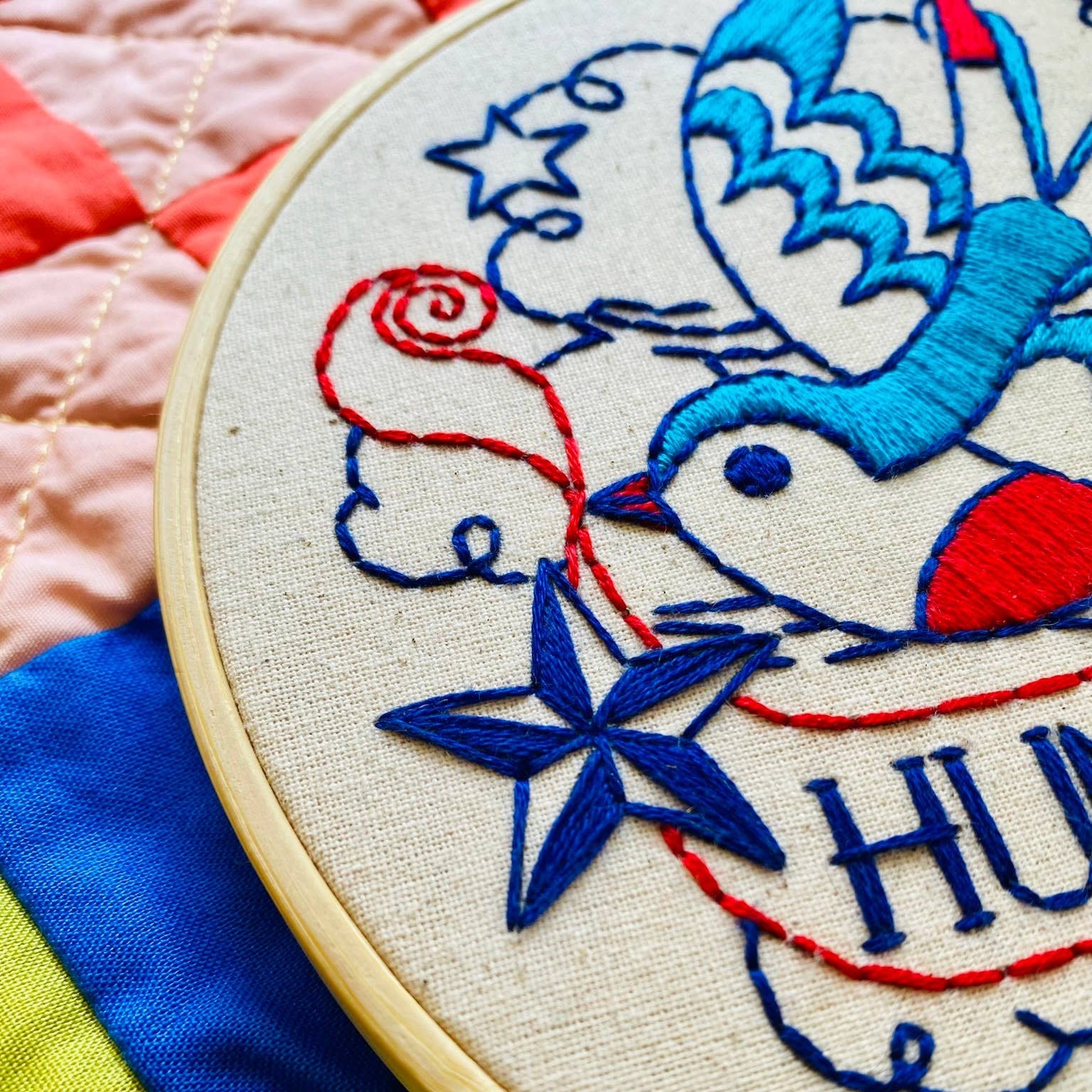 Hook, Line & Tinker-Hunky Dory Embroidery Kit-embroidery kit-gather here online