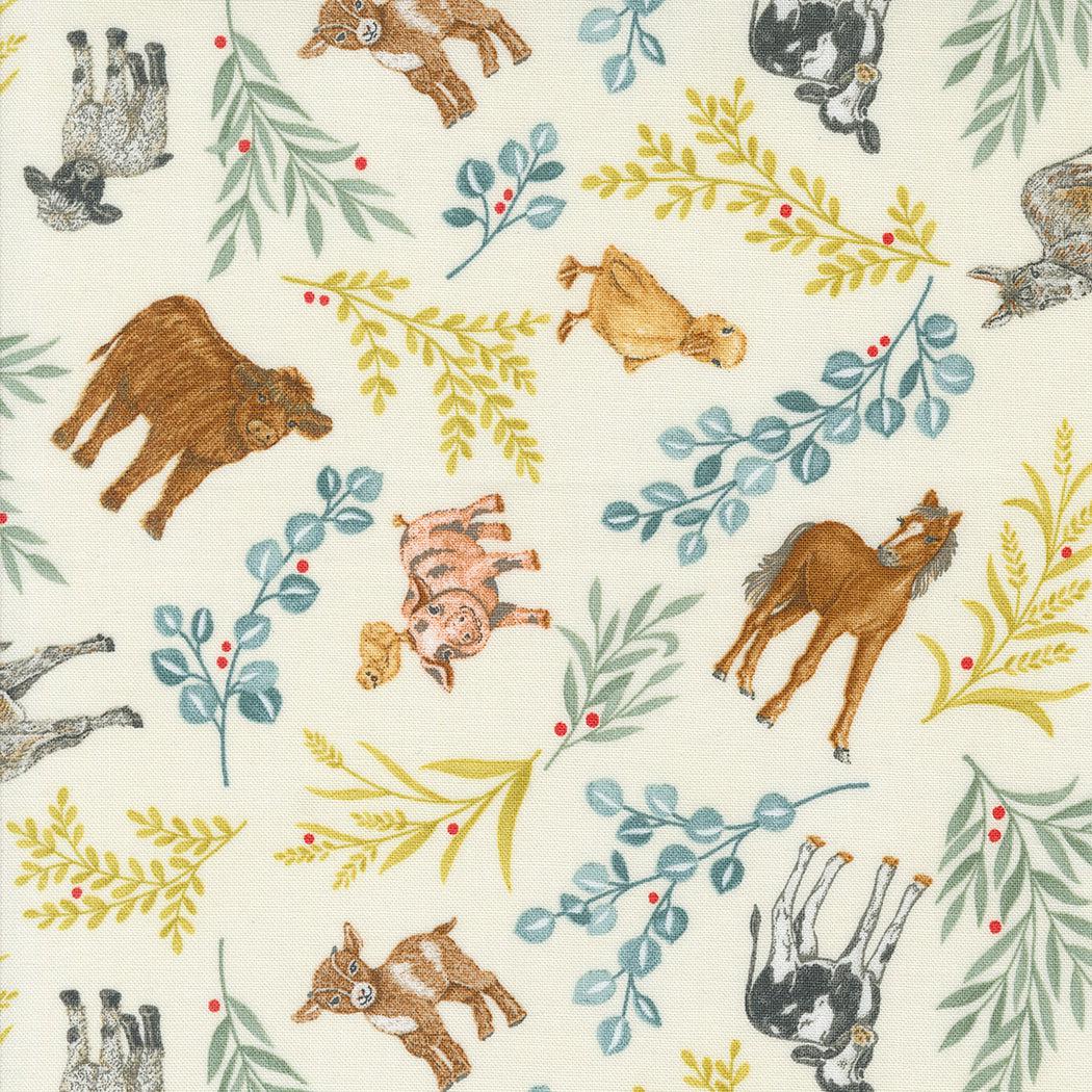 Moda-Farm Animals Cloud-fabric-gather here online