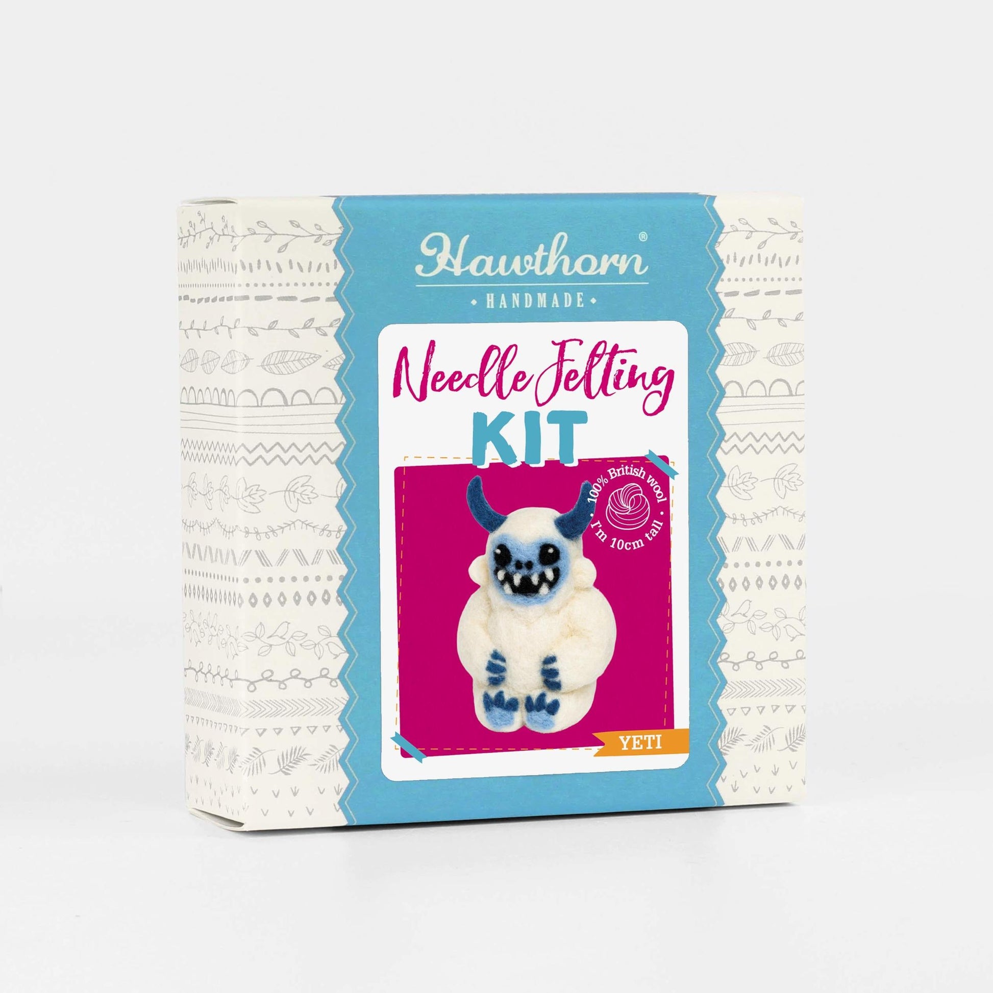 Hawthorn Handmade-Yeti Mini Needle Felting Kit-craft kit-gather here online