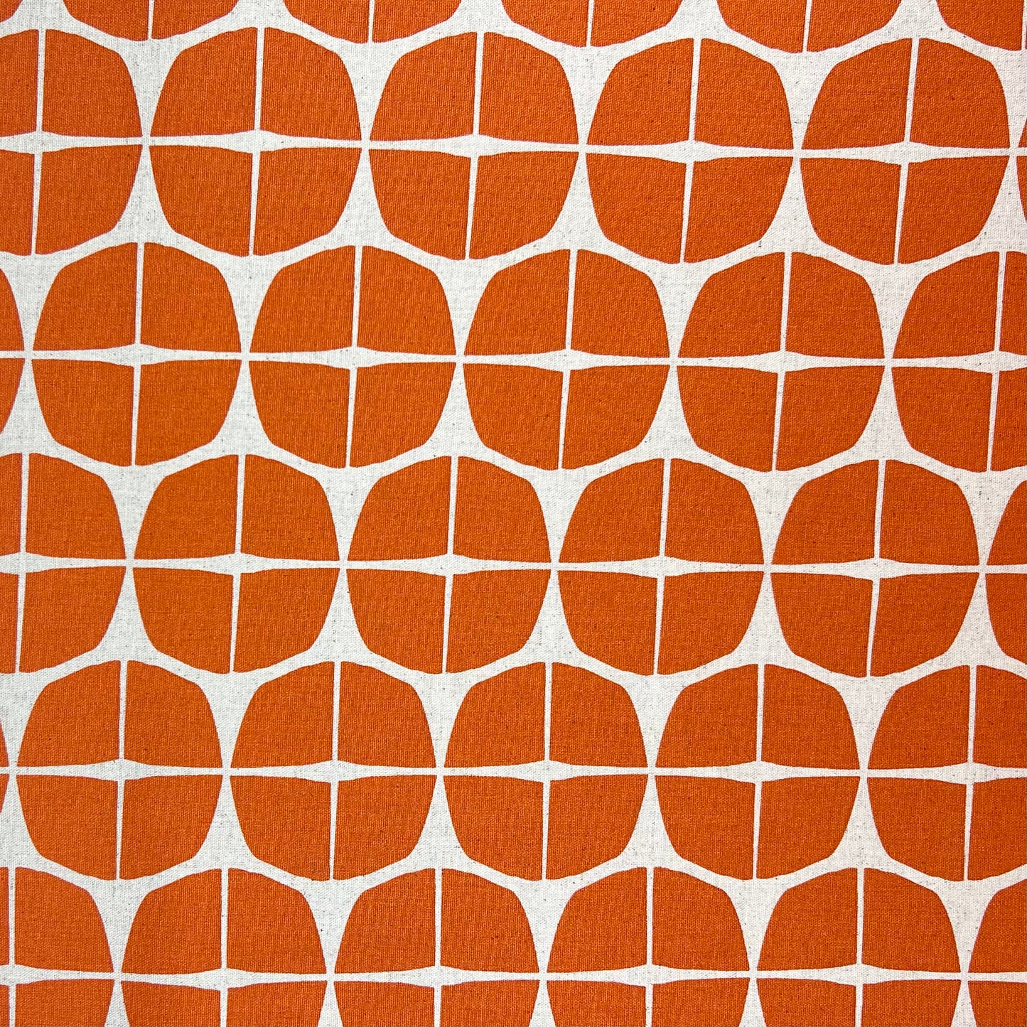 Kokka-Sourdough Orange on Cotton/Linen Canvas-fabric-gather here online