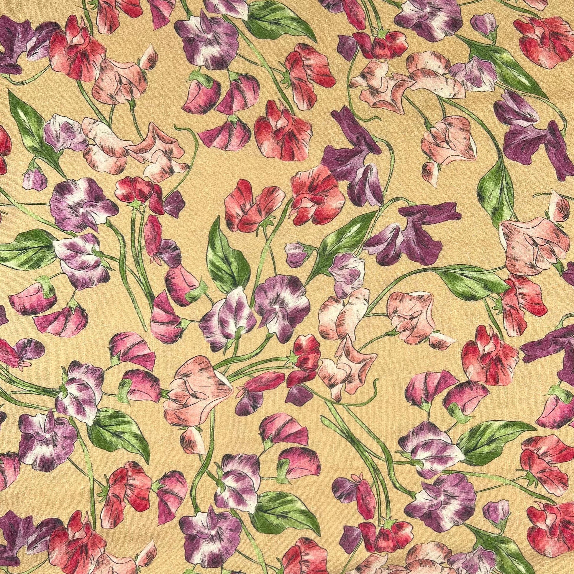 Lady McElroy-Sweet-Pea Elegance Viscose Crepe-fabric-gather here online