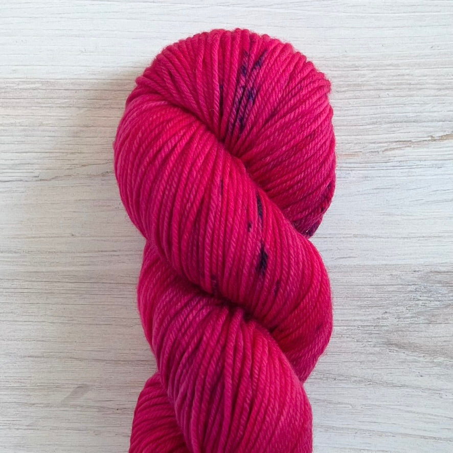 Melani's Stache-Basic DK-yarn-Red Dragonfruit-gather here online