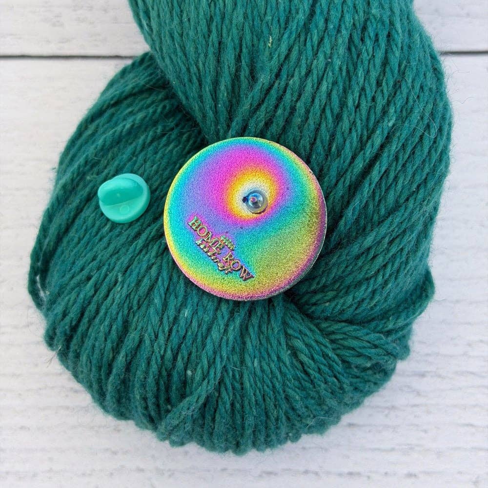 Home Row Handcraft-Celestial Sheep Enamel Pin - Rainbow GLOW-patches + pins-gather here online