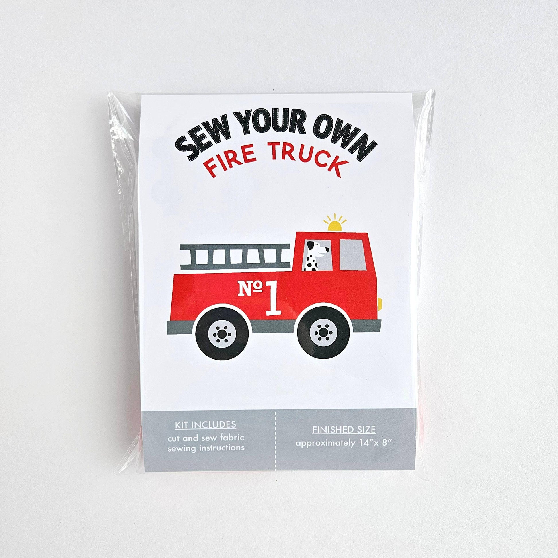 Nickwilljack-DIY Beginner Fire Truck Sewing Kit -sewing kit-gather here online
