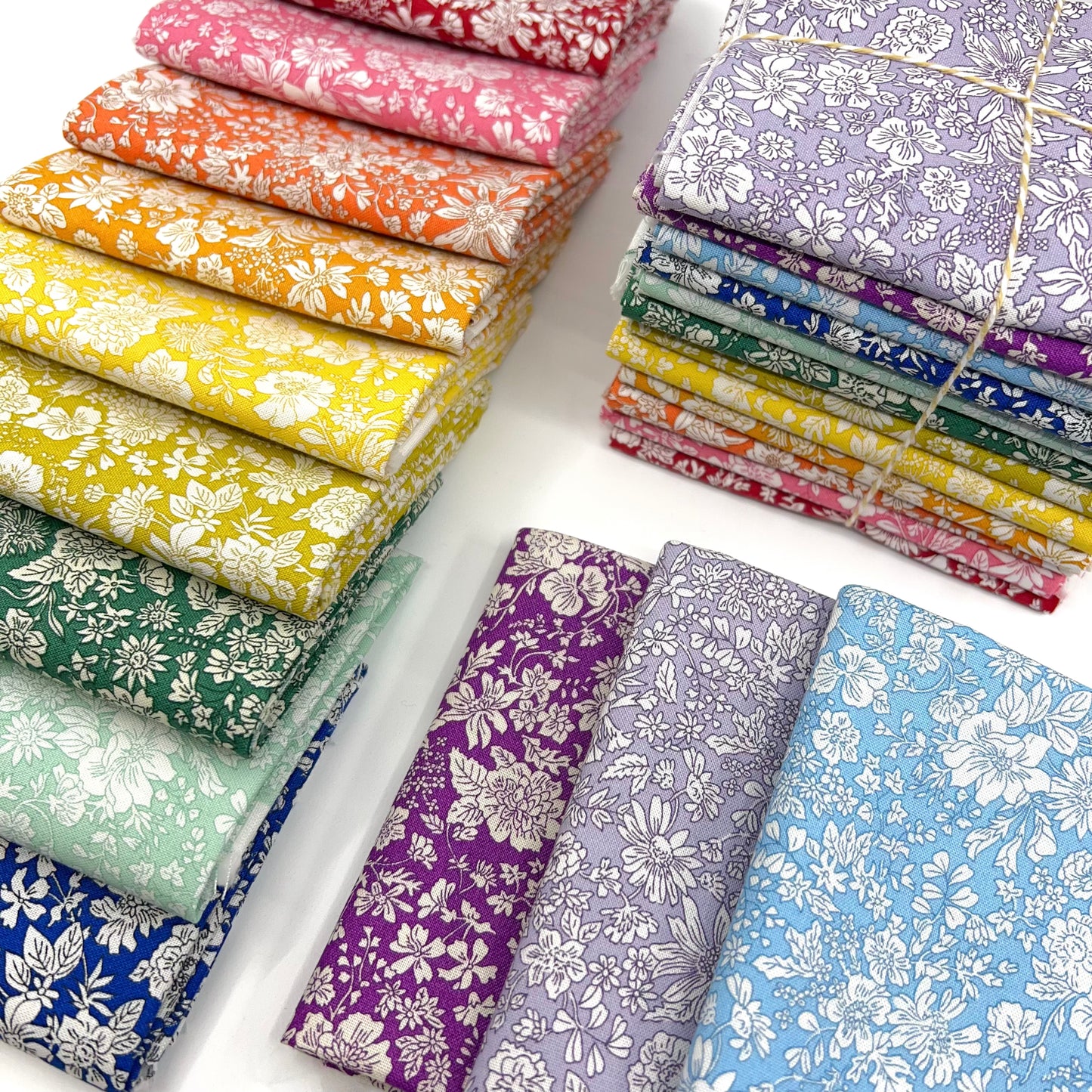 Fat Quarter Bundle of Rainbow Emily Belle (12 Pieces)