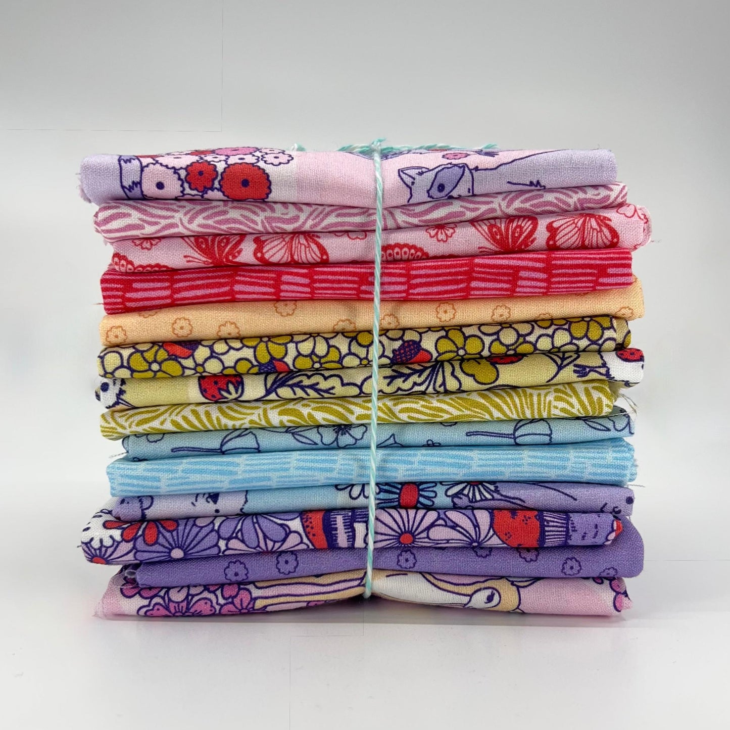 Cloud9-Fat Quarter Bundle of Forest Friends (14 Pieces)-fat quarters-gather here online