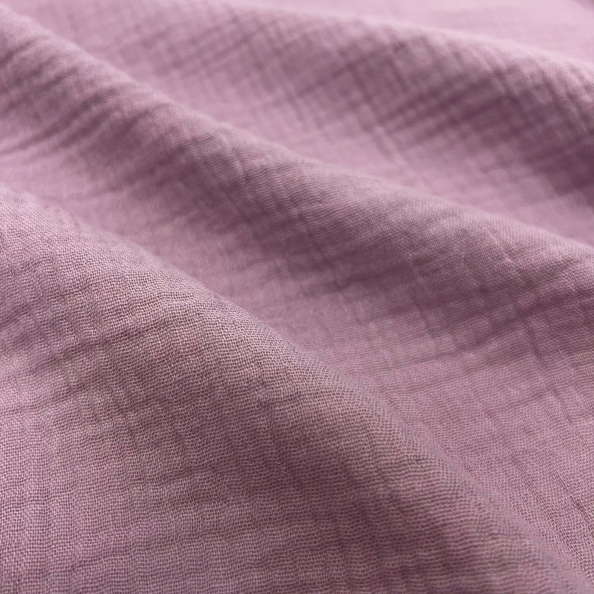 Secret Spark-Cotton Gauze Solid - Pale Mauve-fabric-gather here online