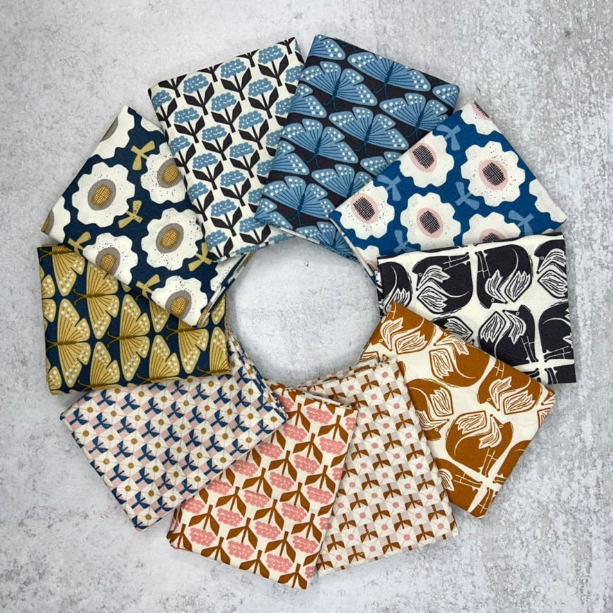 Fat Quarter Bundle of Fox & Flutter (10 Pieces)