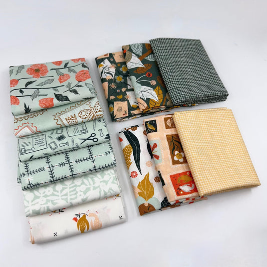 Fat Quarter Bundle of Snail Mail (12 Pieces)