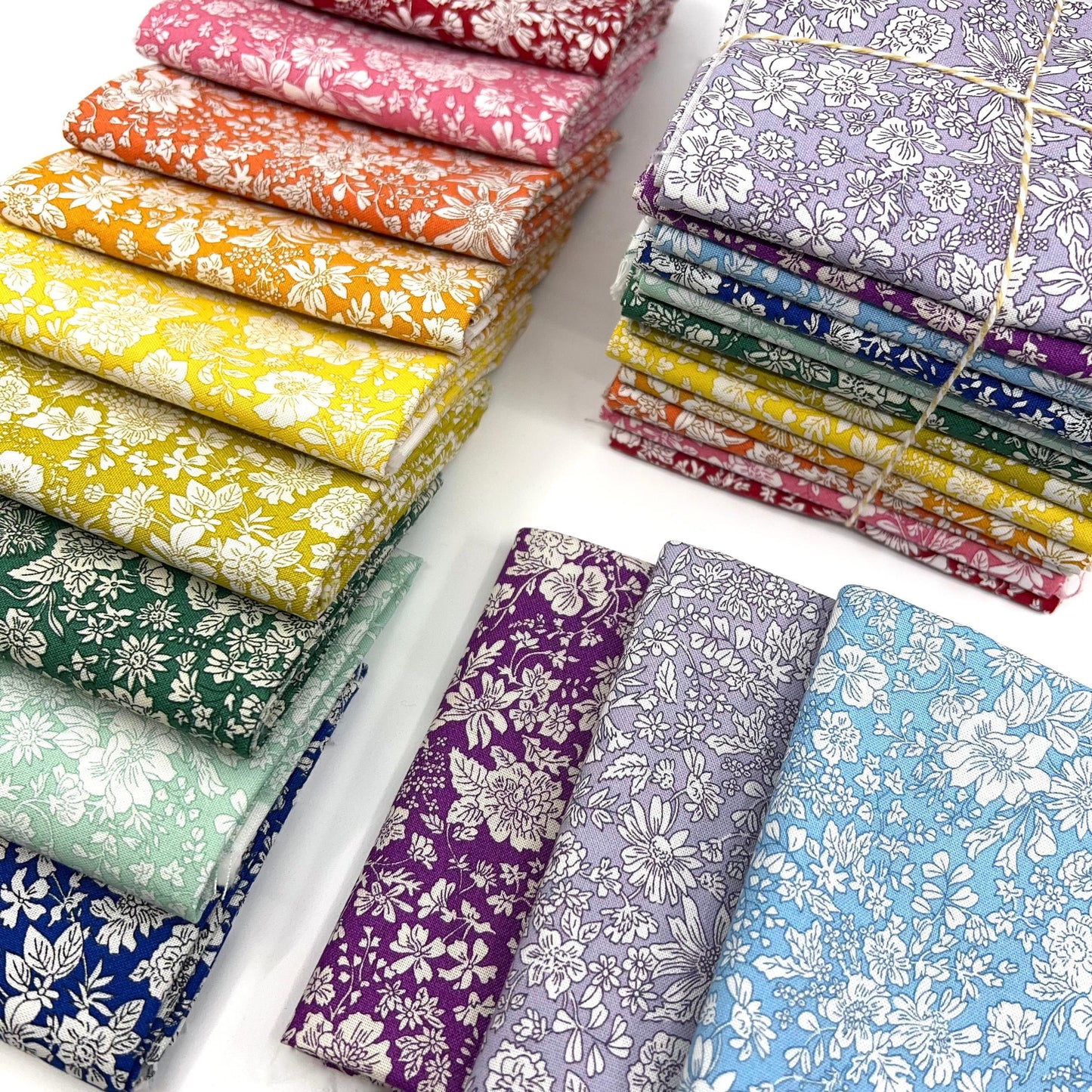 Fat Quarter Bundle of Rainbow Emily Belle (12 Pieces)