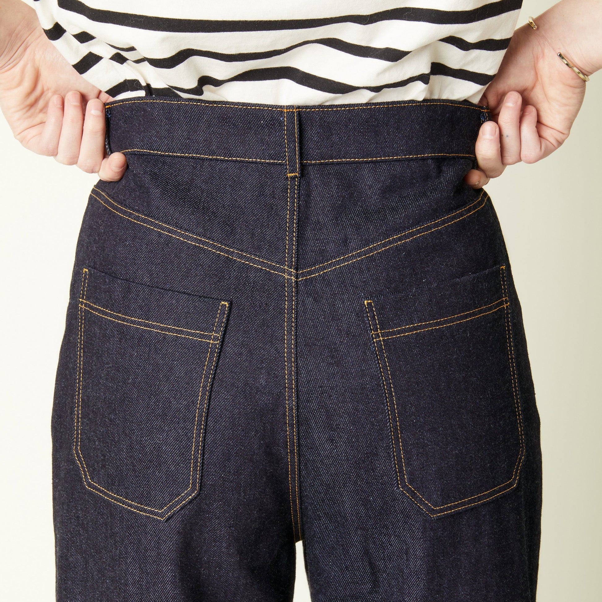 Atelier Brunette-LE Jean Wide Leg Pants Pattern-sewing pattern-gather here online