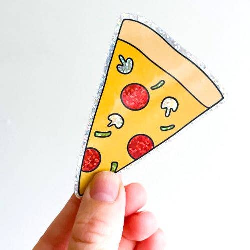 Jenny Lemons-Glitter Pizza Slice Sticker-accessory-gather here online