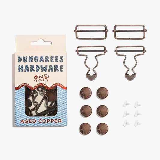Kylie and The Machine-Dungarees Hardware Kit - Aged Copper-hardware kit-gather here online