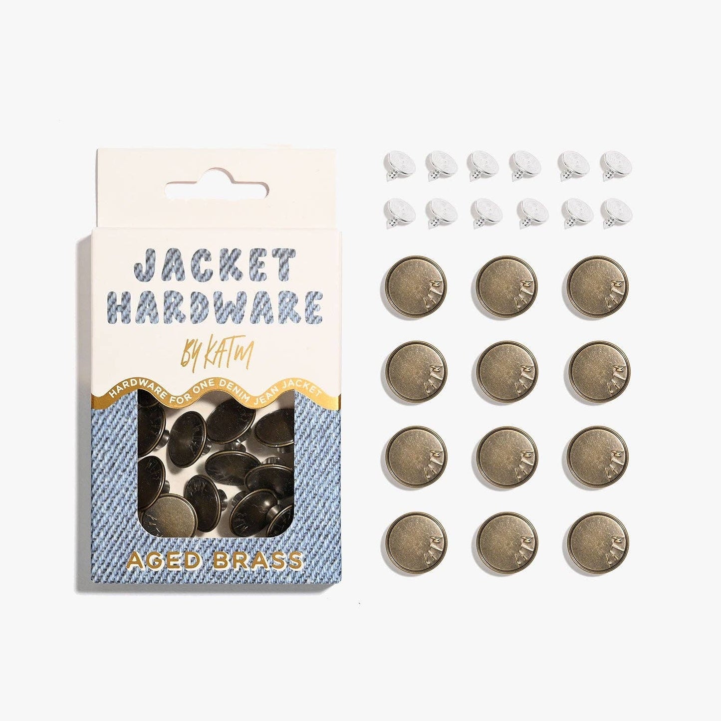 Kylie and The Machine-Jacket Hardware Kit - Aged Brass-hardware kit-gather here online