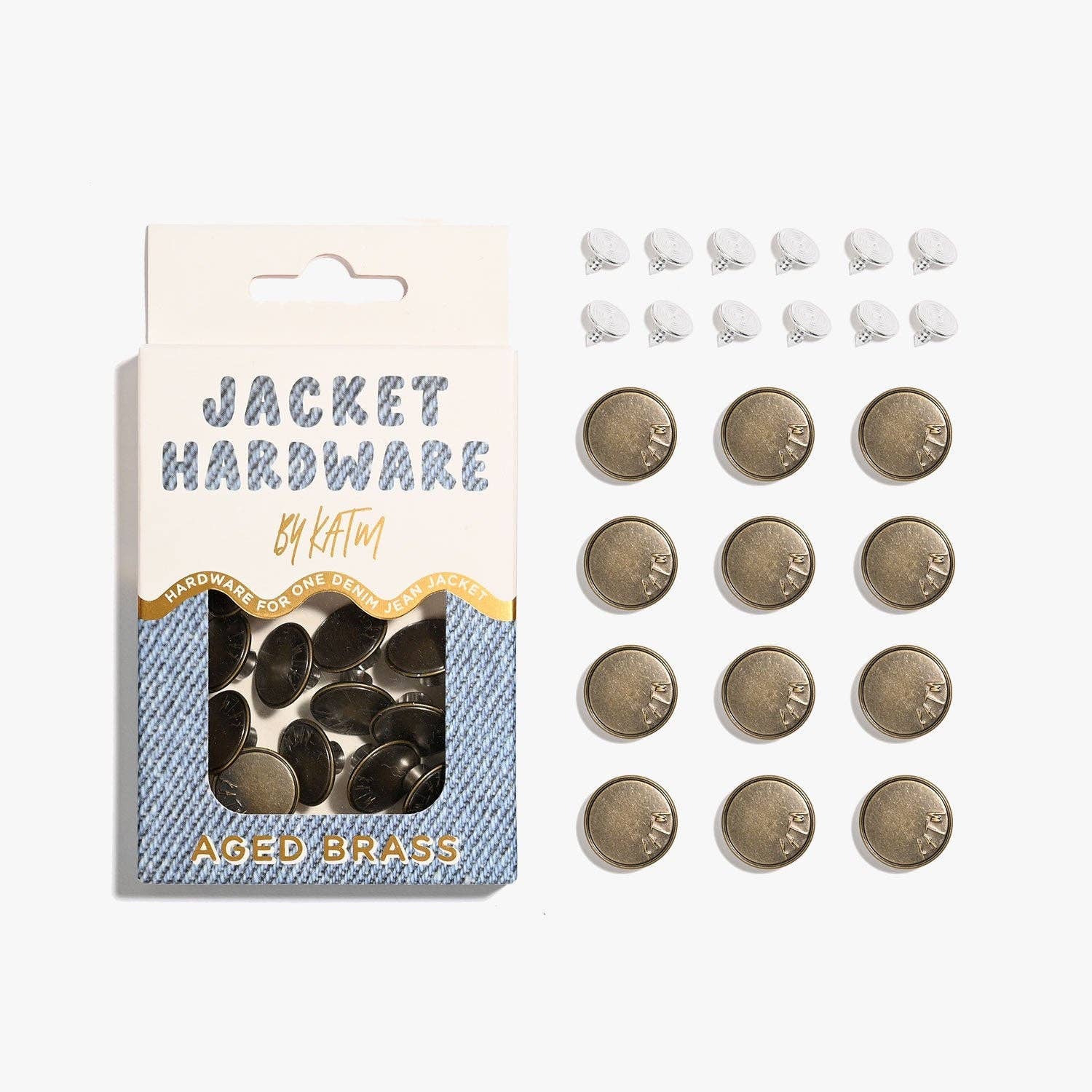 Kylie and The Machine-Jacket Hardware Kit - Aged Brass-hardware kit-gather here online