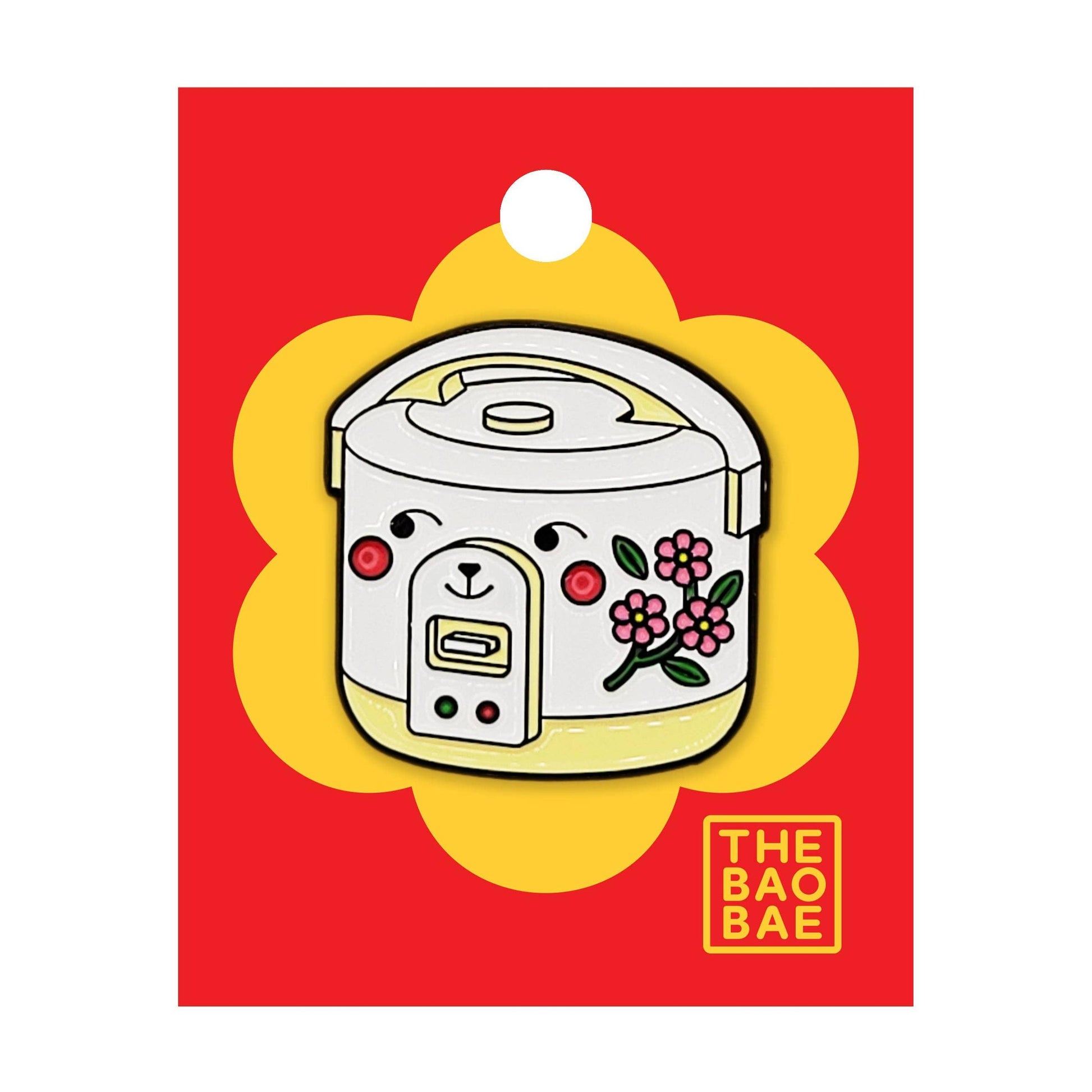 The Bao Bae-Rice Cooker Enamel Pin-patches + pins-gather here online