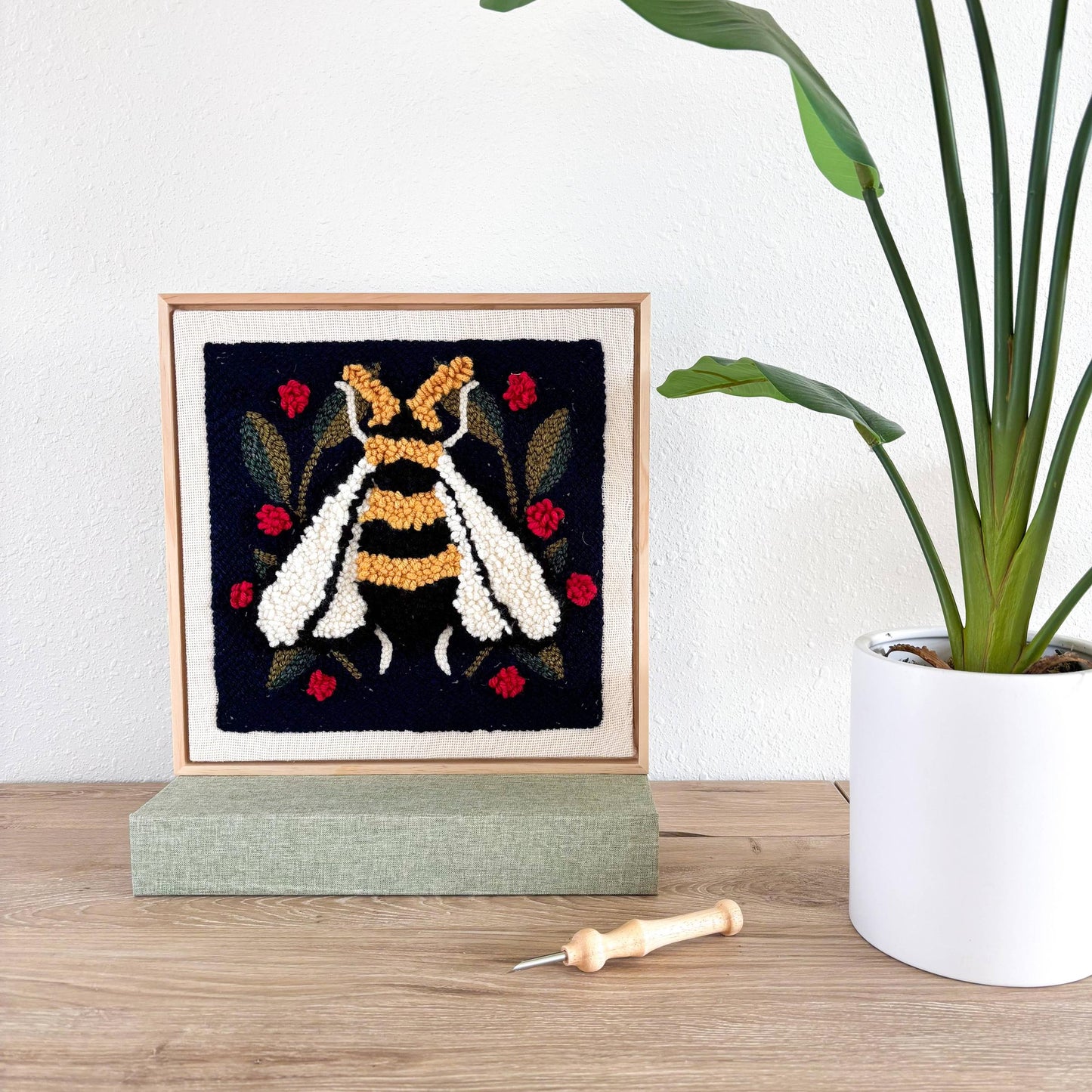 The Urban Acres-Spring Bee Punch Needle Kit-craft kit-gather here online
