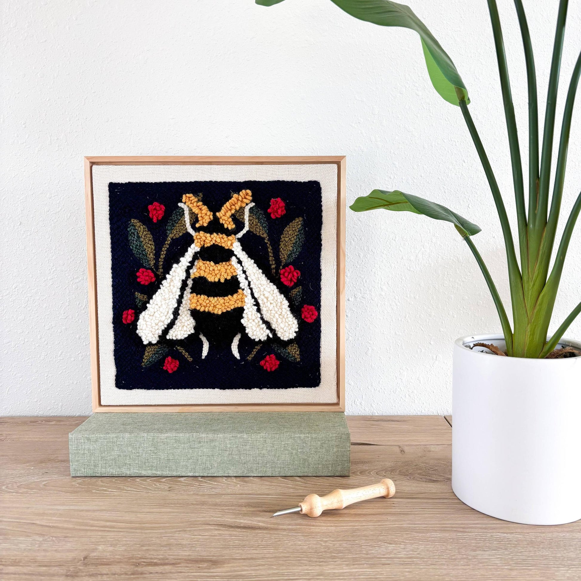 The Urban Acres-Spring Bee Punch Needle Kit-craft kit-gather here online