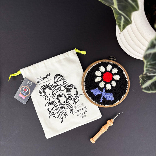 The Urban Acres-Daisy by Alexia Marcelle Abegg - Punch Needle Kit-craft kit-gather here online