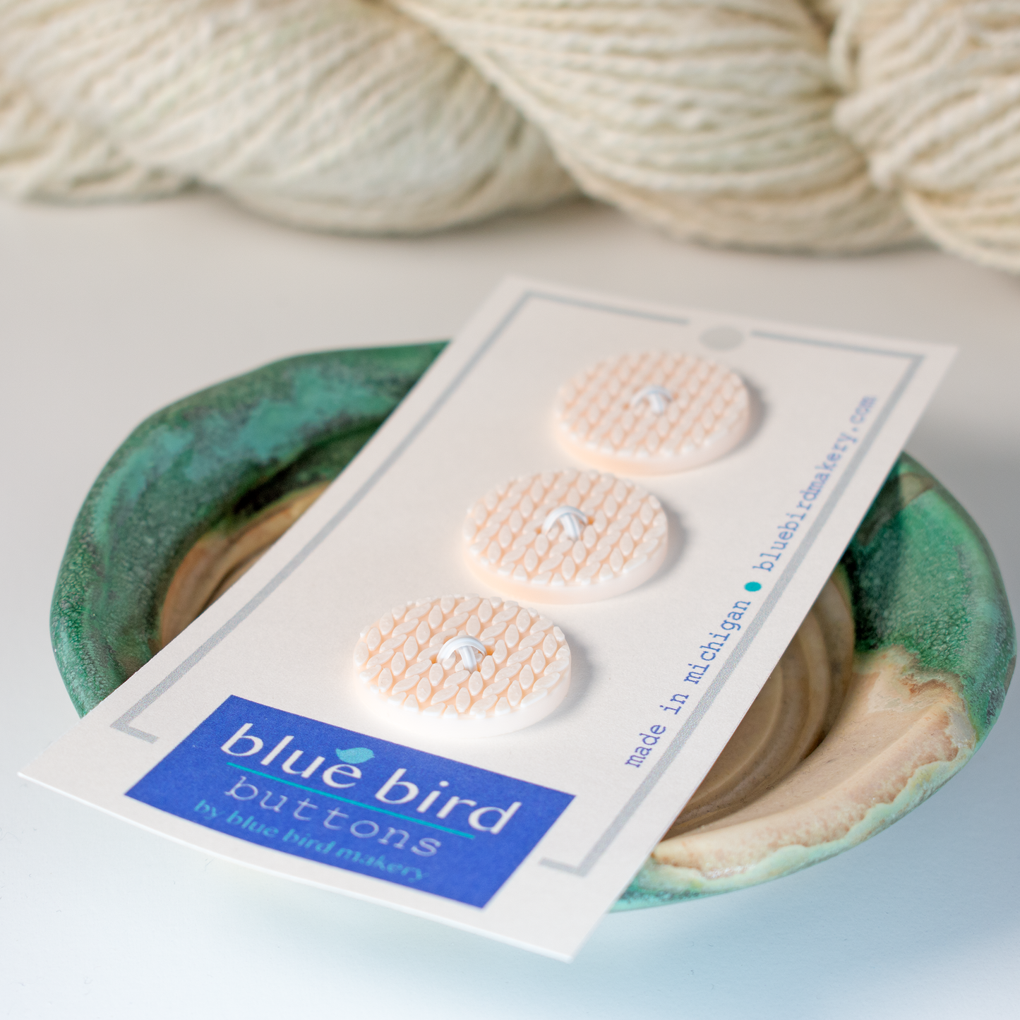1" [25mm] Knit Stitch Buttons