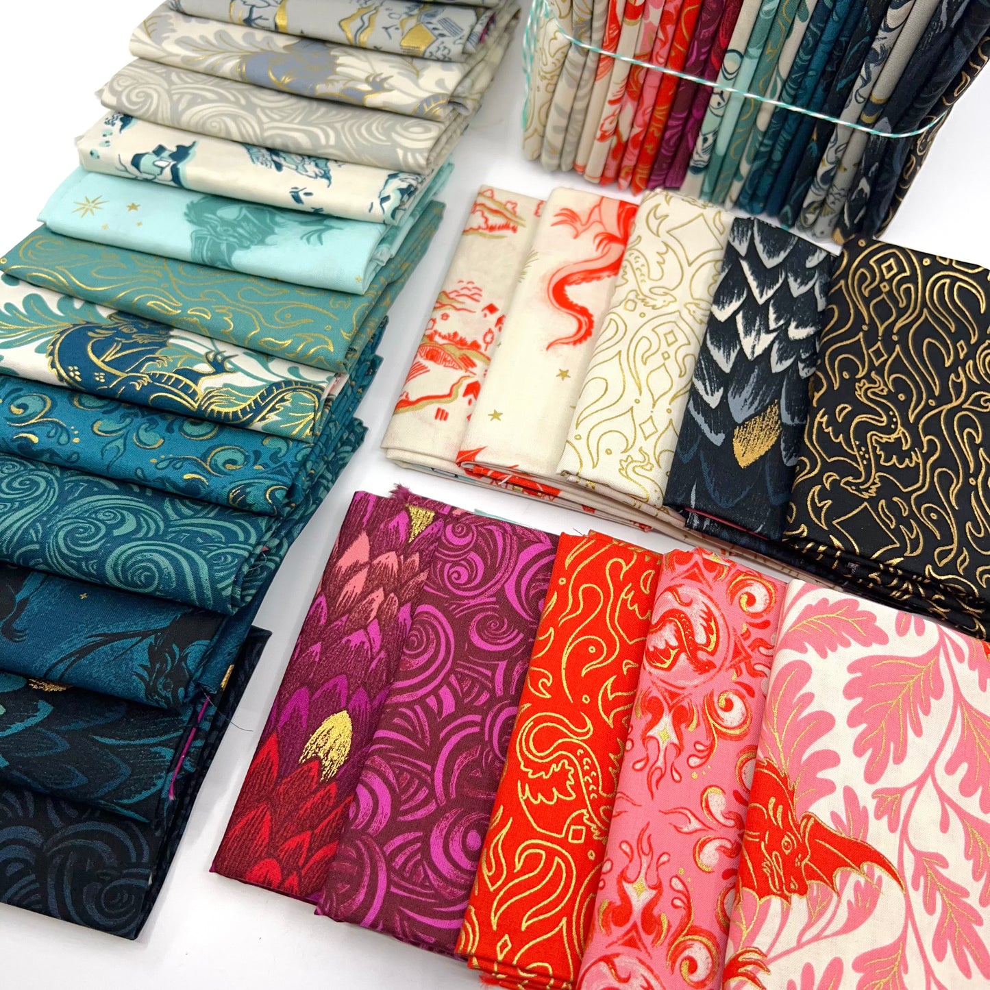 Fat Quarter Bundle of Fireglow (23 Pieces)