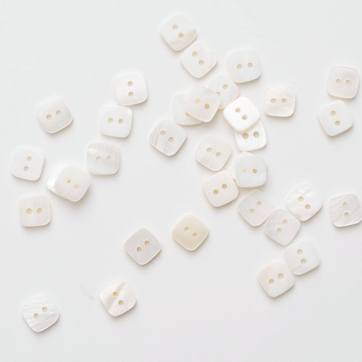 Matchy Matchy Sewing Club-Square Shaped Shell Buttons-button-gather here online