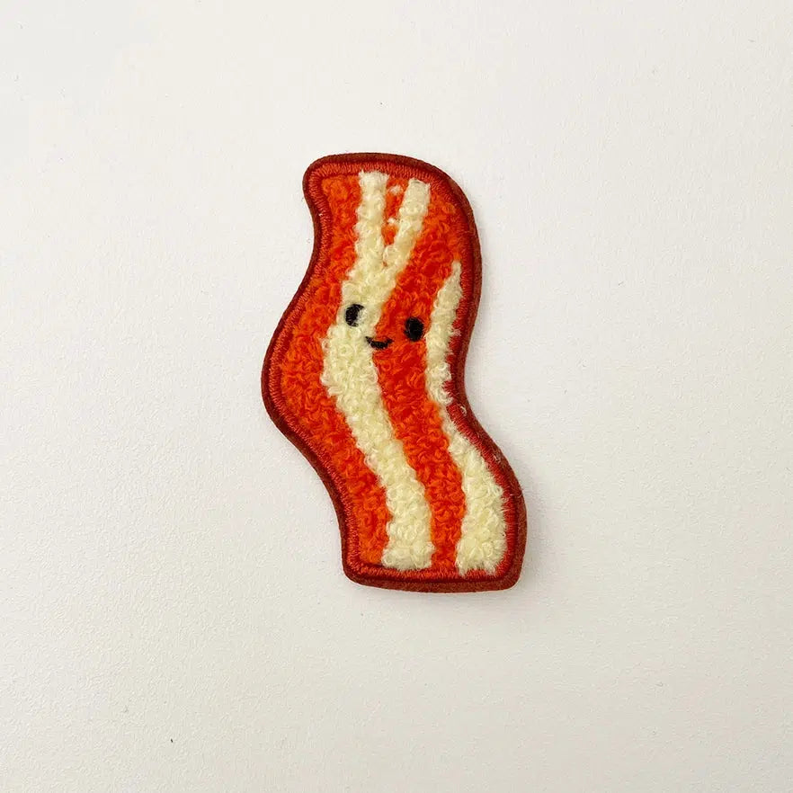 Little Red House-Bacon Chenille Sticky Patch-accessory-gather here online