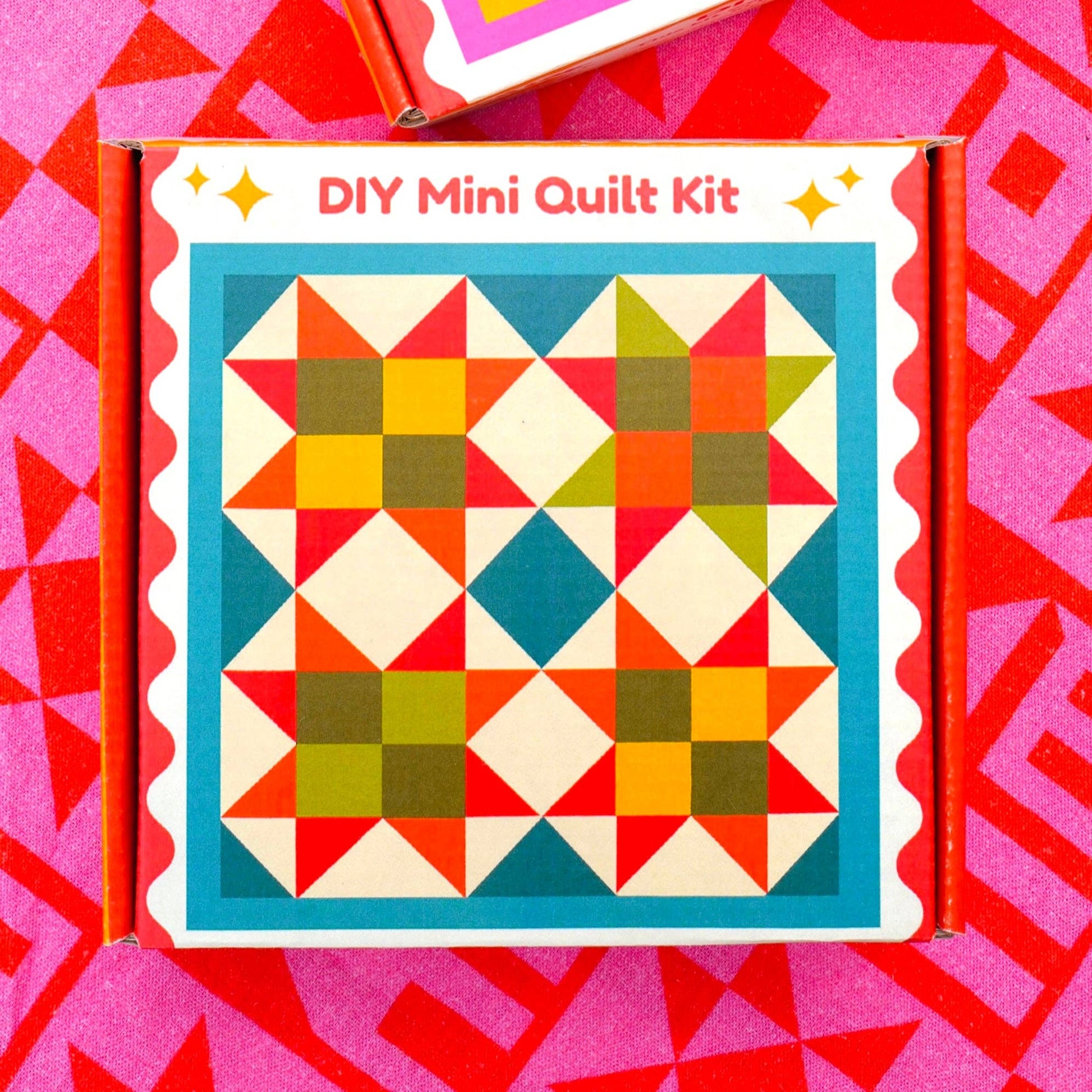With Love by Kristy-Mini Quilt Kit - Turquoise-sewing kit-gather here online